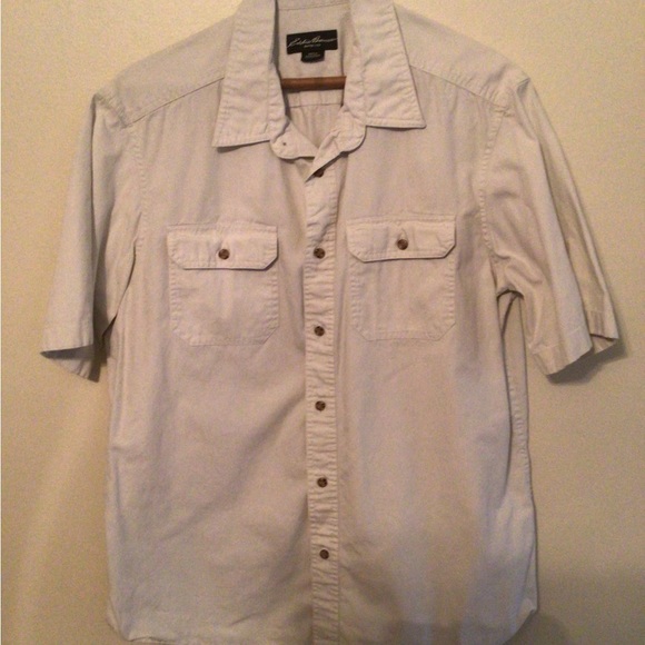 Eddie Bauer Classic Fit S/S Button Down Large - Picture 4 of 4